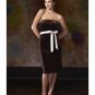 A-Line/Princess Strapless Knee-length Satin Bridesmaid dress for brides new Style(BD0060)