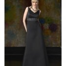 A-Line/Princess V-neck Floor-Length Satin Bridesmaid dress for brides new Style(BD0059)