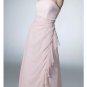 A-Line/Princess Strapless Floor Length Chiffon Bridesmaid Dresses for brides new style(BD0105)