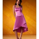 A-Line/Princess Spaghetti straps Cocktail Satin Bridesmaid Dresses for brides new style(BD0102)