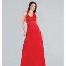 A-Line/Princess Halter top Floor-length Satin Bridesmaid Dresses for brides new Style(BD0196)