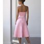 A-Line/Princess Strapless Knee-Length Satin Bridesmaid dress for brides new Style(BD0039)
