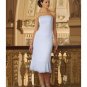 A-Line/Princess Strapless Tea-length Satin Bridesmaid dress for brides new Style(BD0076)