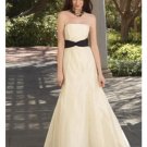 A-Line/Princess Strapless Floor-Length Satin Bridesmaid dress for brides new Style(BDS0028)