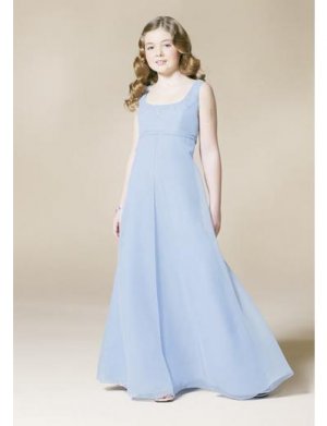 A-Line/Princess Scoop Floor Length Chiffon Bridesmaid dress for brides new Style(BD0335)
