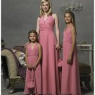 Empire Halter Top Floor Length Chiffon Bridesmaid Dresses for brides new style(BD0295)