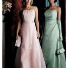 A-Line/Princess Strapless Floor-Length Satin Bridesmaid dress for brides new Style(BDS0030)
