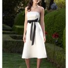A-Line/Princess Strapless knee-length Satin Bridesmaid Dresses for brides new style(BDS0013)