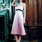 A-Line/Princess Strapless Tea-length Satin Bridesmaid dress for brides new Style(BDS0035)