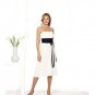 A-Line/Princess Strapless knee-length Satin Bridesmaid dress for brides new Style(GFE073)