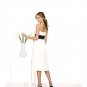 A-Line/Princess Strapless knee-length Satin Bridesmaid dress for brides new Style(GFE073)