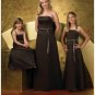 A-Line/Princess Strapless Floor-Length Satin Bridesmaid dress for brides new Style(BD0254)