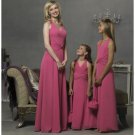 A-Line/Princess Halter Top Floor Length Chiffon Bridesmaid Dresses for brides new style(BD0283)