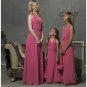 A-Line/Princess Halter Top Floor Length Chiffon Bridesmaid Dresses for brides new style(BD0283)