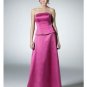 A-Line/Princess Strapless Floor-Length Satin Bridesmaid dress for brides new Style(BD0320)