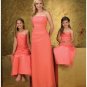 A-Line/Princess Strapless Floor-Length Chiffon Bridesmaid dress for brides new Style(BD0257)
