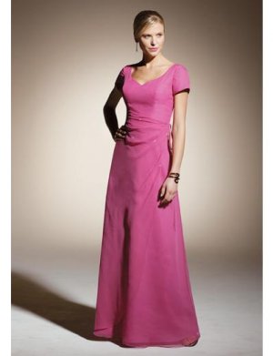 A-Line/Princess Spagetti Straps Floor length Chiffon Bridesmaid dress for brides new Style(BD0313)