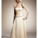 A-Line/Princess Strapless Floor length Satin Bridesmaid dress for brides new Style(BD0315)