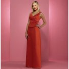 Column/Sheath V-Neck Floor Length Satin Bridesmaid Dresses for brides new style(BD0232)