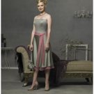 A-Line/Princess Strapless knee-length Satin Bridesmaid Dresses for brides new style(BD0292)