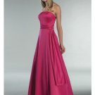 A-Line/Princess Strapless Floor Length Satin Bridesmaid dress for brides new Style(BD0345)