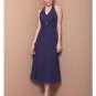 A-Line/Princess Halter Top Knee-Length Satin Bridesmaid dress for brides new Style(BD0325)