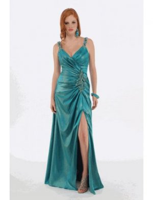 A-Line/Princess V-Neck Floor-Length Satin Bridesmaid dress for brides new Style(BMD0205)