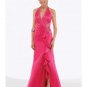 A-Line/Princess Halter Top Floor Length Satin Bridesmaid Dresses for brides new style(BMD0216)