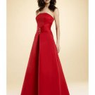 A-Line/Princess Strapless Tea-length Satin Bridesmaid dress for brides new Style(BMD0026)