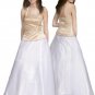 A-Line/Princess Halter Top Floor Length Satin Bridesmaid dress for brides new Style(BMD0104)