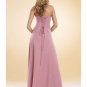 A-Line/Princess Strapless Floor-Length Chiffon Bridesmaid dress for brides new Style(BMD0032)