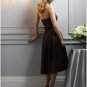 A-Line/Princess Strapless knee-length Satin Bridesmaid dress for brides new Style(BMD0058)
