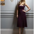 A-Line/Princess Square knee-length Satin Bridesmaid dress for brides new Style(BMD0054)