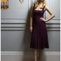 A-Line/Princess Square knee-length Satin Bridesmaid dress for brides new Style(BMD0054)