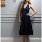 A-Line/Princess Halter Top knee-length Satin Bridesmaid dress for brides new Style(BMD0052)
