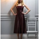 A-Line/Princess Strapless knee-length Satin Bridesmaid dress for brides new Style(BMD0051)