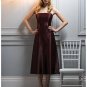 A-Line/Princess Strapless knee-length Satin Bridesmaid dress for brides new Style(BMD0051)