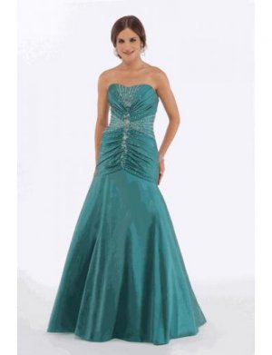 A-Line/Princess Strapless Floor Length Satin Bridesmaid Dresses for brides new style(BMD0221)