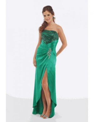 A-Line/Princess Strapless Floor-Length Satin Bridesmaid dress for brides new Style(BMD0206)