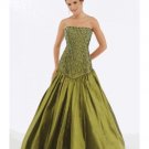 A-Line/Princess Strapless Floor Length Satin Bridesmaid Dresses for brides new style(BMD0223)