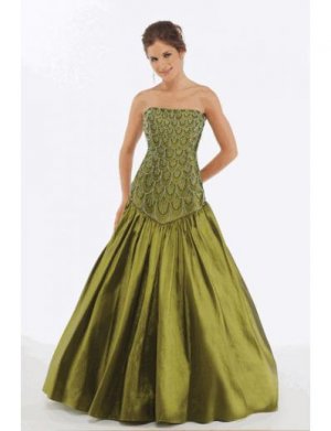 A-Line/Princess Strapless Floor Length Satin Bridesmaid Dresses for brides new style(BMD0223)