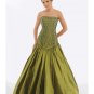 A-Line/Princess Strapless Floor Length Satin Bridesmaid Dresses for brides new style(BMD0223)