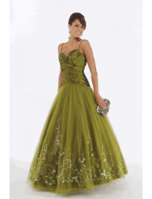 A-Line/Princess spaghetti straps Floor Length Satin Bridesmaid dress for brides new Style(BMD0228)