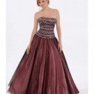 A-Line/Princess Strapless Floor Length Satin Bridesmaid Dresses for brides new style(BMD0225)