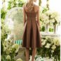 A-Line/Princess Strapless knee-length Satin Bridesmaid dress for brides new Style(BMD0043)