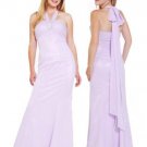 A-Line/Princess Halter Top Floor Length Satin Bridesmaid Dresses for brides new style(BMD0121)
