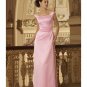 Column/Sheath Bateau Floor-Length Satin Bridesmaid dress for brides new Style(BMD0010)