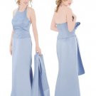 A-Line/Princess Queen Anne Floor Length Satin Bridesmaid Dresses for brides new style(BMD0122)