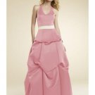 A-Line/Princess Halter Top Floor-Length Satin Bridesmaid dress for brides new Style(BMD0013)