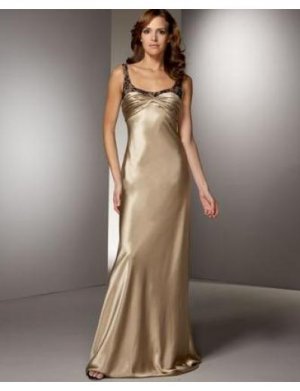Empire Scoop Sweeping train Satin Bridesmaid Dresses for brides new style(BMD0140)